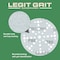 Legit Grit 6 inch Sand paper Disc, 49-Hole, 80 Grit, 50PK LG6-4980-50 - alternate 2